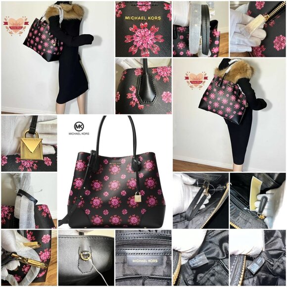 🌸Michael Kors 3 Compartment Coated Canvas Purse🌸 - Picture 16 of 17